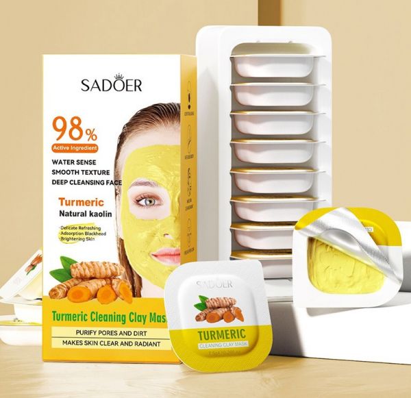 (Wrinkled box) SADOER Turmeric Purifying Clay Mask (44821)